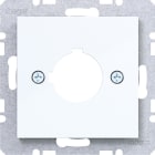 HAGER - A.x/C.x Zstk. für Melde- & Befehlsgerät 22,5mm lichtweiß glänzend