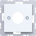HAGER - A.x/C.x Zstk. für Melde- & Befehlsgerät 22,5mm lichtweiß matt