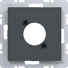 HAGER - A.x/C.x Zstk. für XLR Steckverbinder D-Serie, anthraz. m lack.
