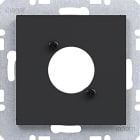 HAGER - A.x/C.x Zstk. für XLR Steckverbinder D-Serie, nachtschw. matt