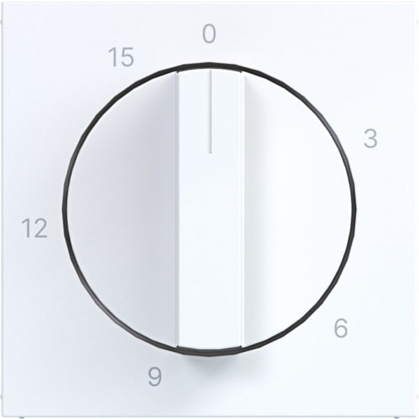 HAGER - A.x/C.x Zstk. für 15 min. Zeitschaltuhr, lichtweiß glänzend