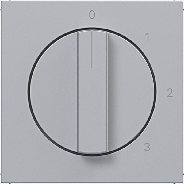 HAGER - A.x/C.x Zstk. f. 3-Stufenschalter mit 0 St., titan matt, lack.