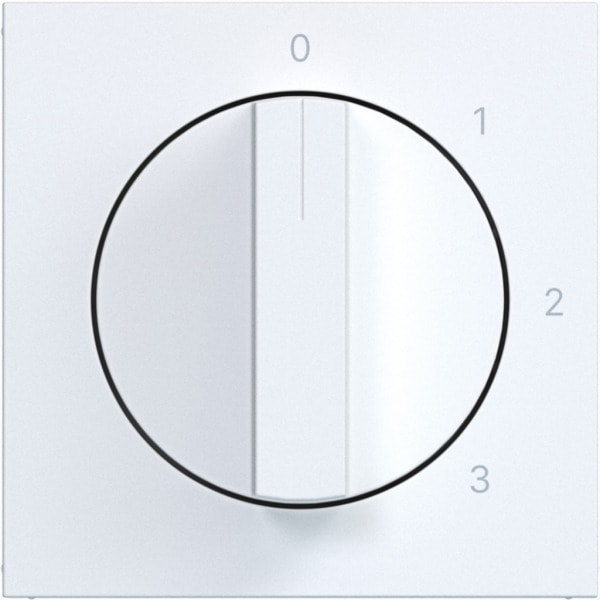 HAGER - A.x/C.x Zstk. f. 3-Stufenschalter mit 0 St., lichtweiß matt