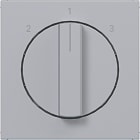HAGER - A.x/C.x Zstk. f. 3-Stufenschalter titan matt, lack.