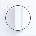 HAGER - A.x/C.x Zstk. f. 3-Stufenschalter lichtweiß glänzend