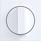 HAGER - A.x/C.x Zentralst. mit Drehknopf m. Aufdr. 0 u. 1, lichtweiß matt