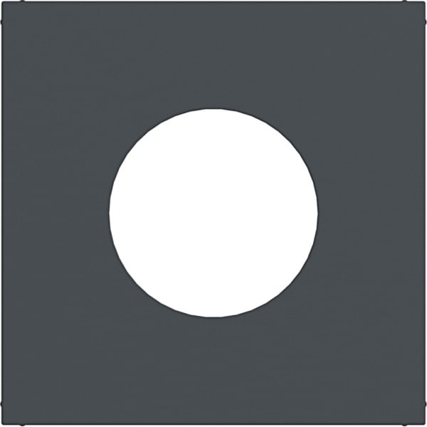 HAGER - A.x/C.x Zstk. für Druck- Taster/Lichtsignal E10 anthraz. m. lack.