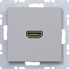 HAGER - A.x/C.x Steckdose HDMI titan matt, lack.