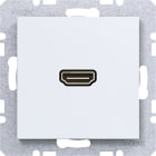 HAGER - A.x/C.x Steckdose HDMI lichtweiß matt