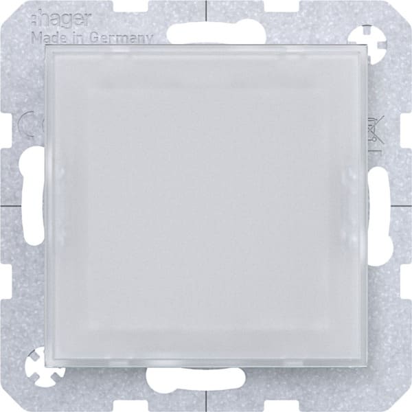 HAGER - A.x/C.x LED-Signallicht, weiße Beleuchtung, lichtweiß glänzend