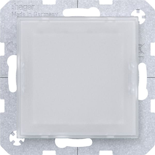 HAGER - A.x/C.x LED-Signallicht, RGB Beleuchtung, lichtweiß glänzend