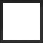 HAGER - A.x/C.x Zwischenring für 50x50 mm Zentralstücke, nachtschwarz glänzend