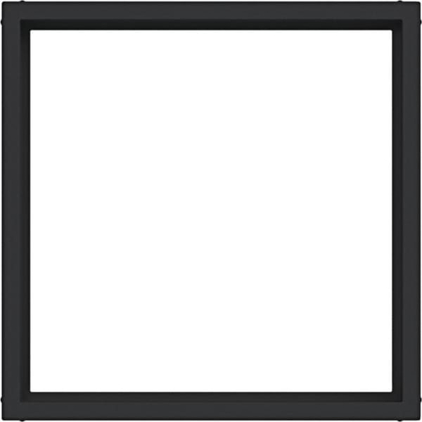 HAGER - A.x/C.x Zwischenring für 50x50 mm Zentralstücke, nachtschwarz matt