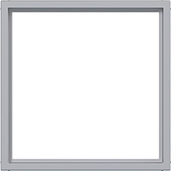 HAGER - A.x/C.x Zwischenring für 50x50 mm Zentralstücke, titan matt, lack.