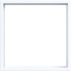 HAGER - A.x/C.x Zwischenring für 50x50 mm Zentralstücke, lichtweiß glänzend