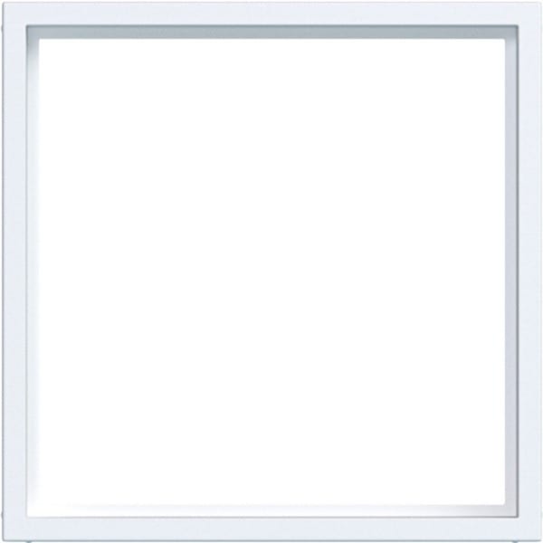 HAGER - A.x/C.x Zwischenring für 50x50 mm Zentralstücke, lichtweiß matt
