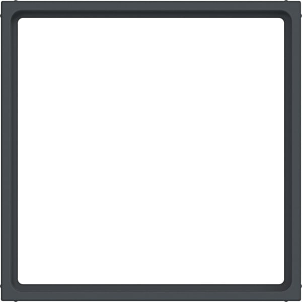 HAGER - A.x/C.x Zwischenring für 51x51mm Zentralplatte, anthrazit matt, lack.