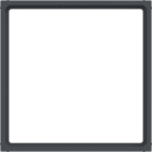 HAGER - A.x/C.x Zwischenring für 51x51mm Zentralplatte, anthrazit matt, lack.