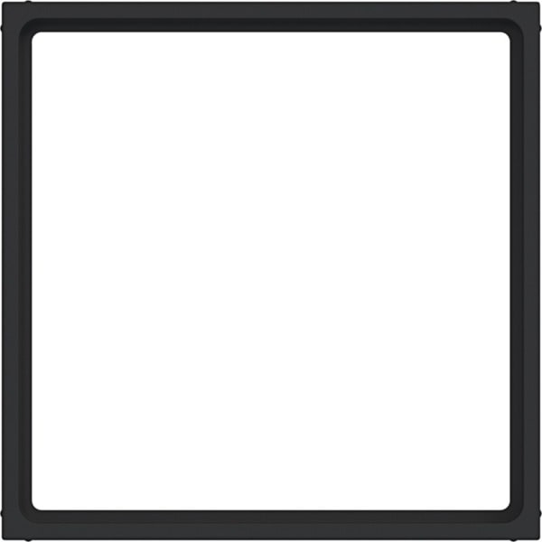 HAGER - A.x/C.x Zwischenring für 51x51mm Zentralplatte, nachtschwarz matt