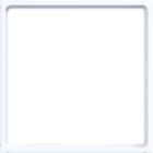 HAGER - A.x/C.x Zwischenring für 51x51mm Zentralplatte, lichtweiß glänzend