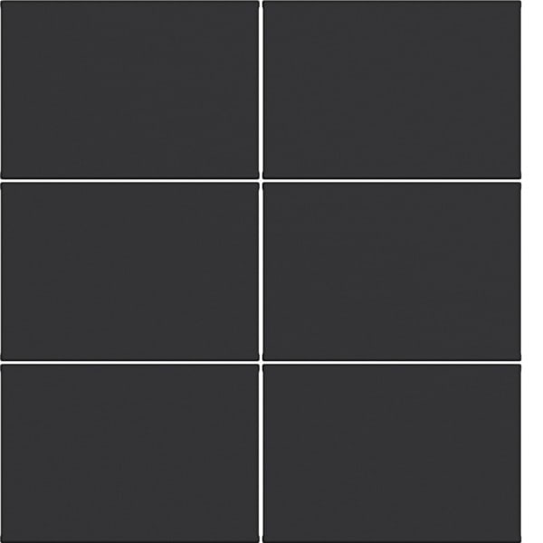 HAGER - A.x/C.x Wippe f. KNX Tastsensor Secure, 6fach, nachtschwarz matt