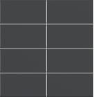 HAGER - A.x/C.x Wippe f. KNX Tastsensor Secure, 8fach, nachtschwarz matt