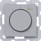 HAGER - A.x/C.x Temp.regler 230V/15W, Heizen/Kühlen, titan matt, lack.