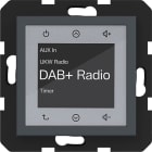 HAGER - A.x/C.x Radio Touch UP DAB+ anthrazit matt, lack.