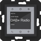 HAGER - A.x/C.x Radio Touch UP DAB+ nachtschwarz matt