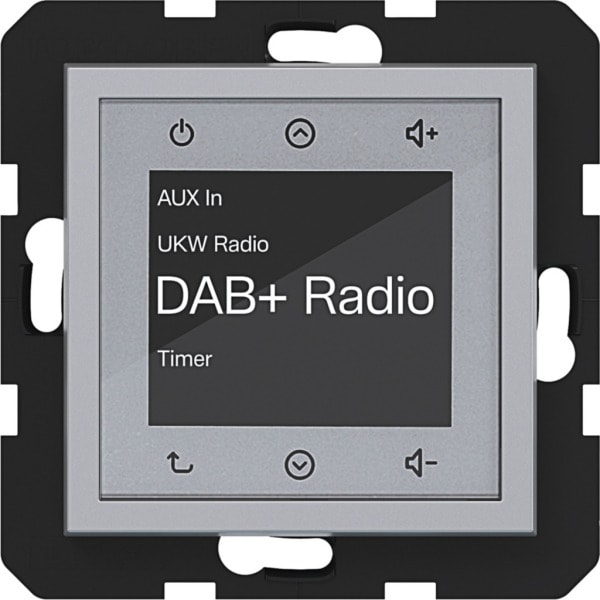 HAGER - A.x/C.x Radio Touch UP DAB+ titan matt, lack.