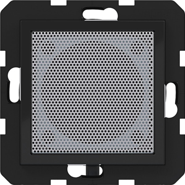 HAGER - A.x/C.x Lautsprecher für Radio Touch, nachtschwarz glänzend, UP