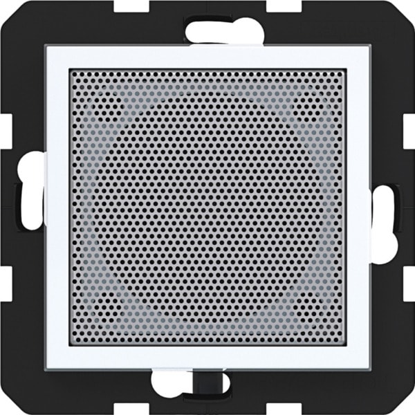 HAGER - A.x/C.x Lautsprecher für Radio Touch, lichtweiß glänzend, UP