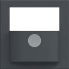 HAGER - A.x/C.x Bewegungsmelder Aufsatz m. Taste, 1,1m/2,2m, anthraz. m. lack.
