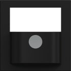 HAGER - A.x/C.x Bewegungsmelder Aufsatz m. Taste, 1,1m/2,2m, nachtschwarz gl.