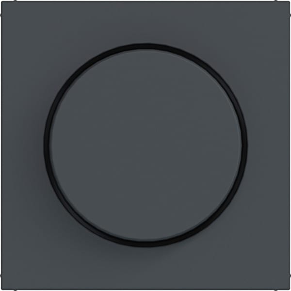HAGER - A.x/C.x Zstk. für Drehdimmer, anthrazit matt, lack.