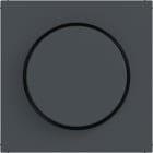 HAGER - A.x/C.x Zstk. für Drehdimmer, anthrazit matt, lack.
