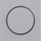 HAGER - A.x/C.x Zstk. für Drehdimmer, titan matt, lack.