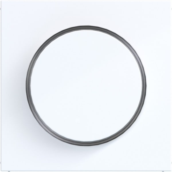 HAGER - A.x/C.x Zstk. für Drehdimmer, lichtweiß glänzend