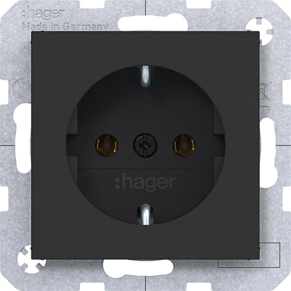 HAGER - A.x/C.x SSD nachtschwarz matt