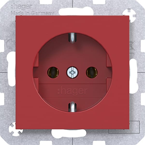 HAGER - A.x/C.x SSD rot glänzend