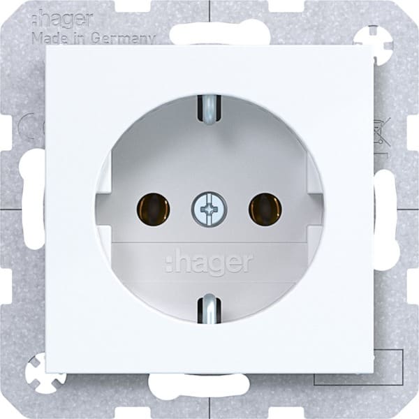 HAGER - A.x/C.x SSD lichtweiß glänzend