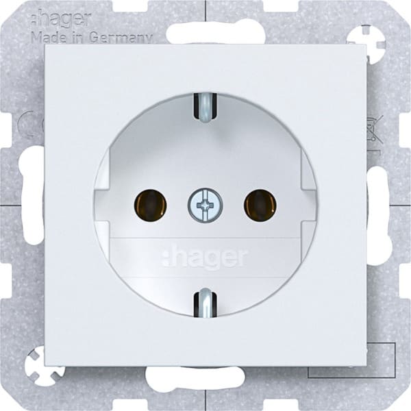 HAGER - A.x/C.x SSD lichtweiß matt