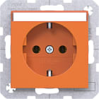 HAGER - A.x/C.x SSD mit Beschriftungsfeld orange glänzend