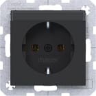 HAGER - A.x/C.x SSD mit Beschriftungsfeld nachtschwarz matt