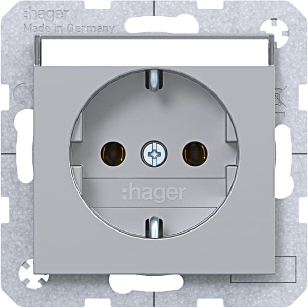 HAGER - A.x/C.x SSD mit Beschriftungsfeld titan matt, lack.