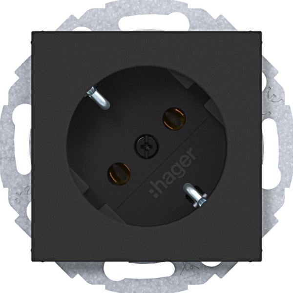HAGER - A.x/C.x SSD 45 Grad nachtschwarz matt