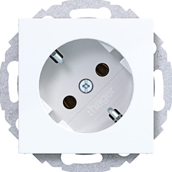 HAGER - A.x/C.x SSD 45 Grad lichtweiß glänzend