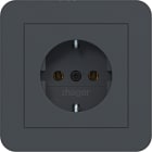 HAGER - C.1 SSD mit voller Abdeckplatte anthrazit matt, lack.