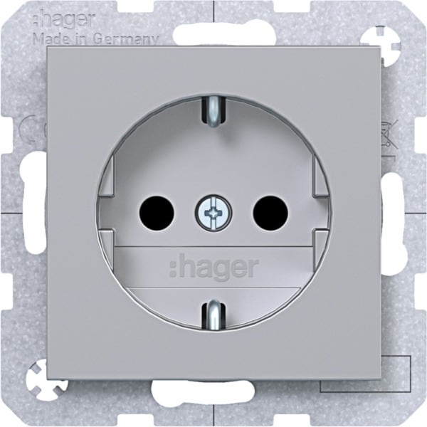 HAGER - A.x/C.x SSD mit erhöhtem Ber.schutz, titan matt, glänzend
