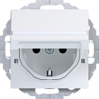 HAGER - A.x/C.x SSD 45° m. Klappd. arret. erh. Ber.schutz, BSF, lichtweiß matt